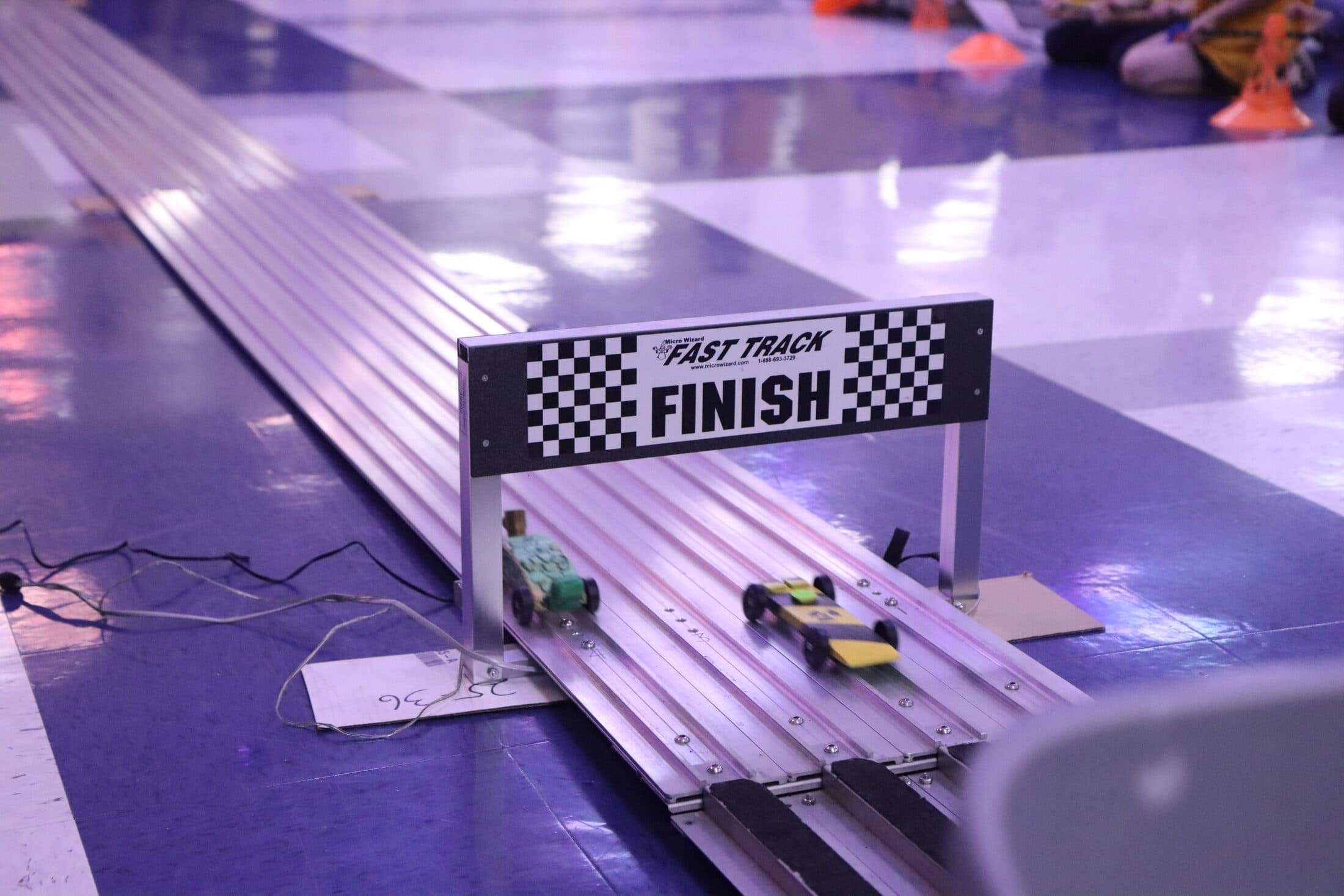 Pack 162 scouts at the Pinewood Derby